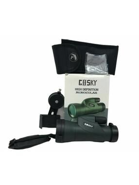 Gosky 12x55 High Definition Monocular Telescope and Quick Smartphone Holder BNIB